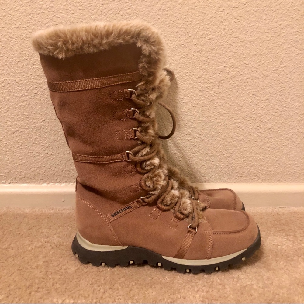 Skechers Grand Jams Unlimited Fur Boot